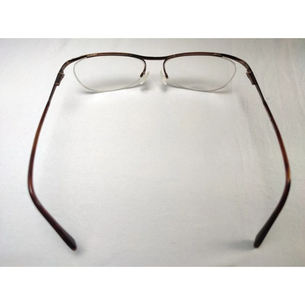 Tom Ford TF5132 048 Semi-Rimless Eyeglass Frames Only 55-16-135 Brown